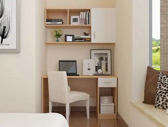 现代简约书桌 吊柜定制