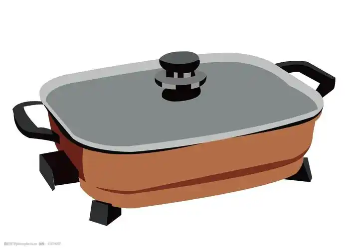 关键词:厨具电热锅的插画 电热锅插画 卡通插画 厨具插画 厨房用品 锅