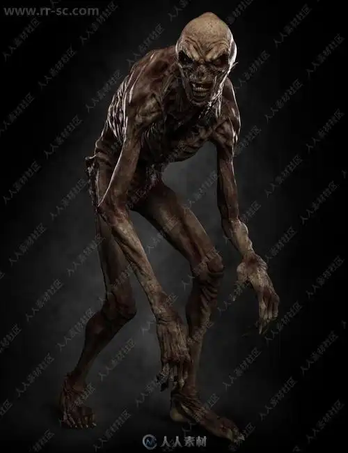 超恐怖恶灵怪物角色3d模型合辑