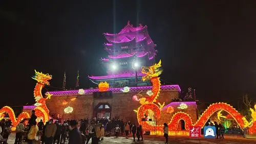 夜游郓城!水浒好汉城开启"灯光时刻"