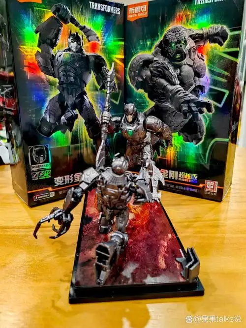 布鲁可积木人 变形金刚系列 猩猩队长人形态
