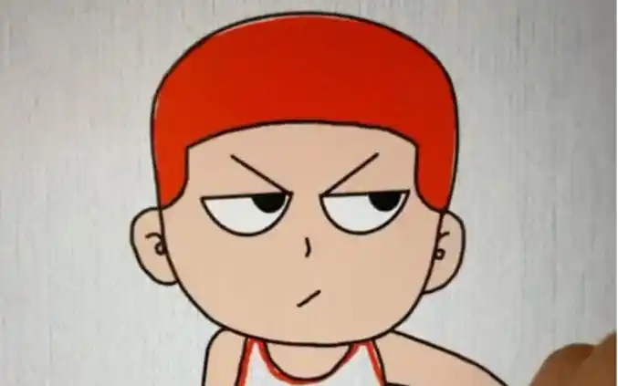 简笔画樱木花道