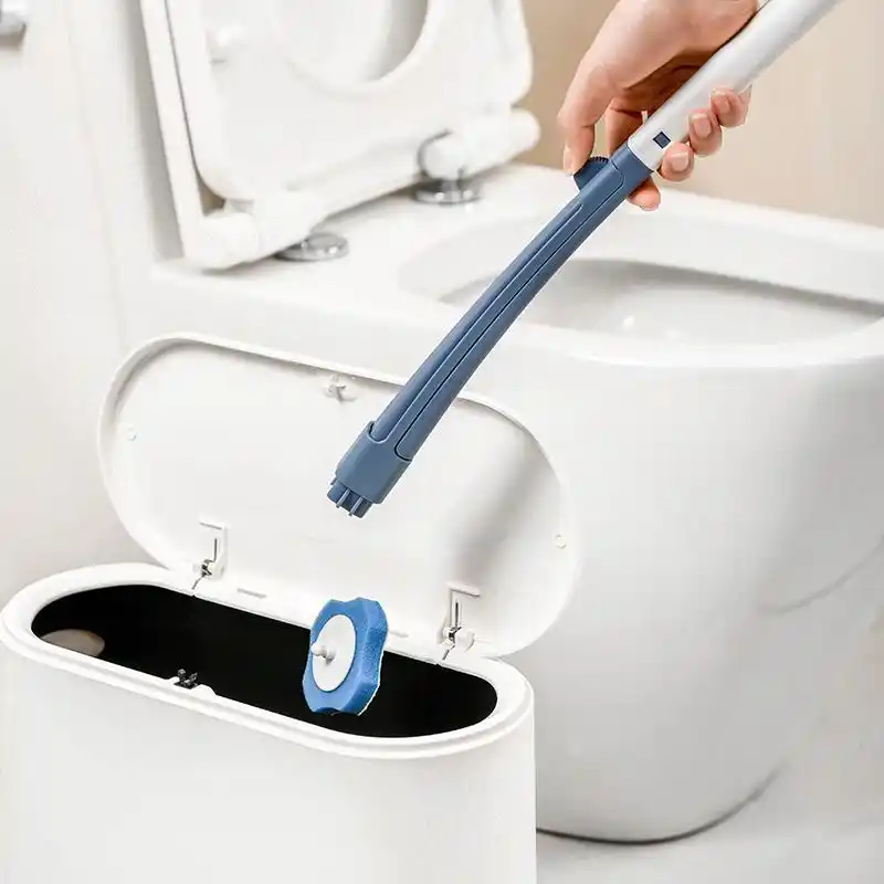 一次性马桶刷套装长柄可抛式卫生间无死角挂墙式厕所刷子清洁神器