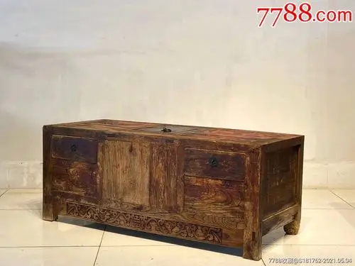 清代老炕柜钱柜