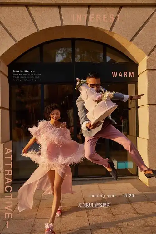 时尚街拍系列婚纱照