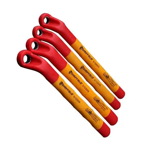 钢盾 注塑型双色绝缘梅花扳手 9mm s153009