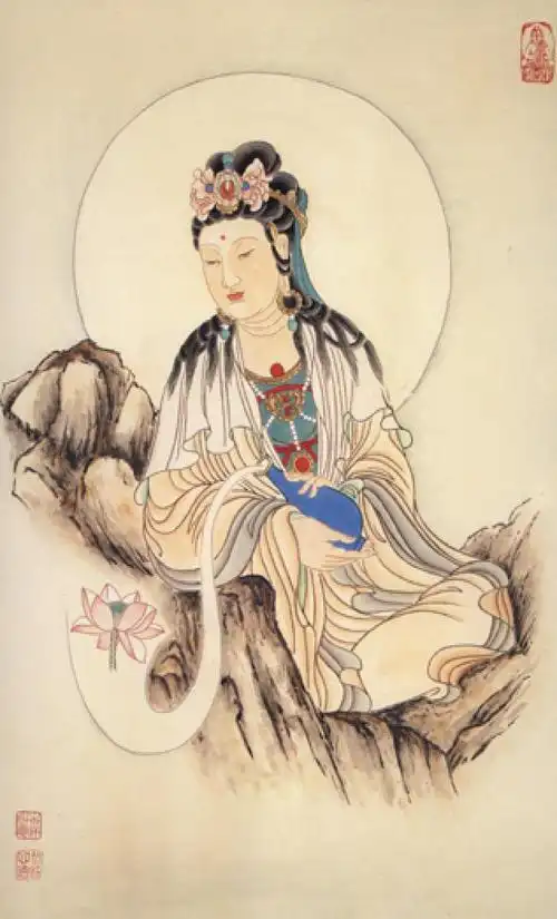 观音图稿(白描)