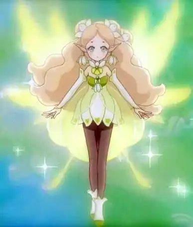 雪滴花精灵王简笔画q版