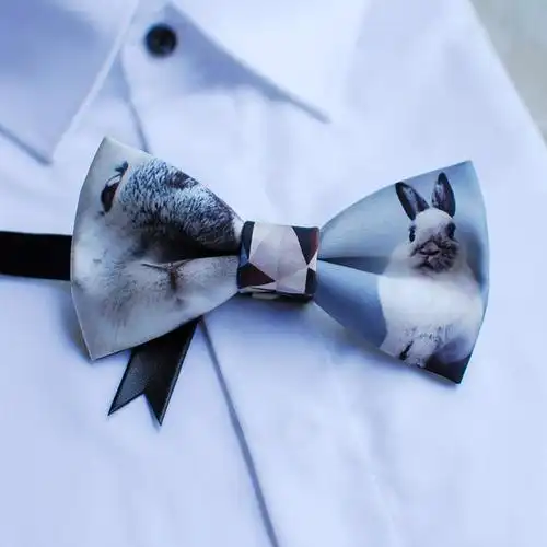 时尚merlin梅林潮兔彼得兔系列结婚领结煲呔西欧领结