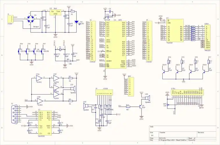 理工大学红外测距pcb原理图