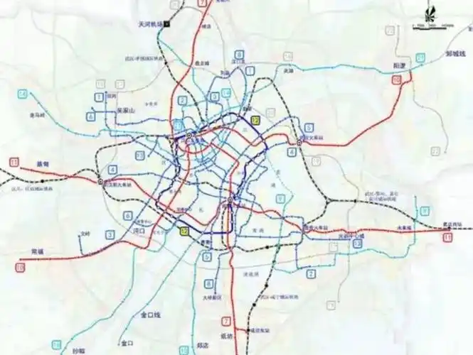 ⑨ 武汉地铁10号线最新线路图
