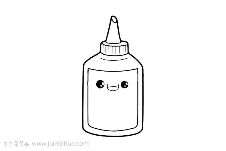 胶水简笔画教程亲子画胶水简笔画