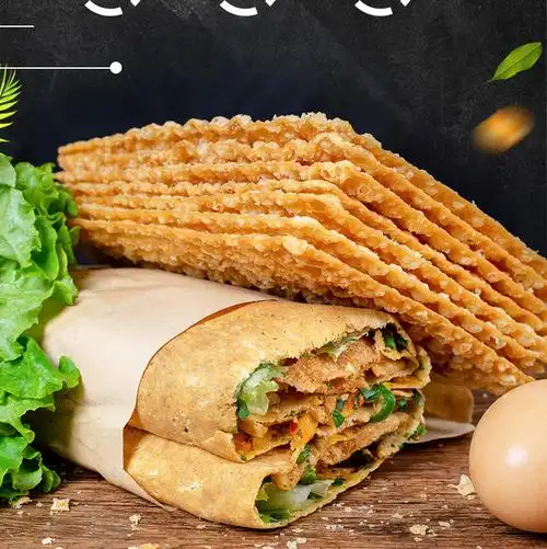 煎饼果子薄脆山东杂粮煎饼薄脆皮专用脆饼脆片香酥学校食堂商用