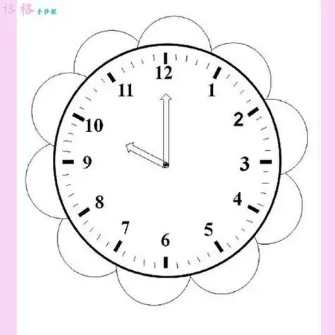 钟表简笔画钟表简笔画简单又漂亮