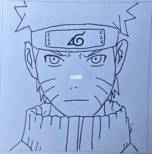 手绘火影忍者鸣人