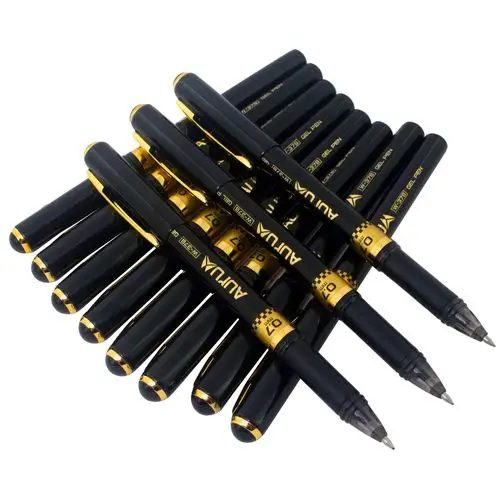 五千年中性笔0.7mm商务签字笔黑色碳素笔包邮办公用高档水笔文具