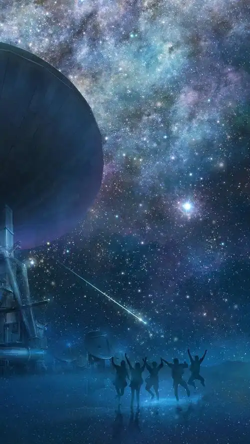 唯美浪漫星空美景手机壁纸