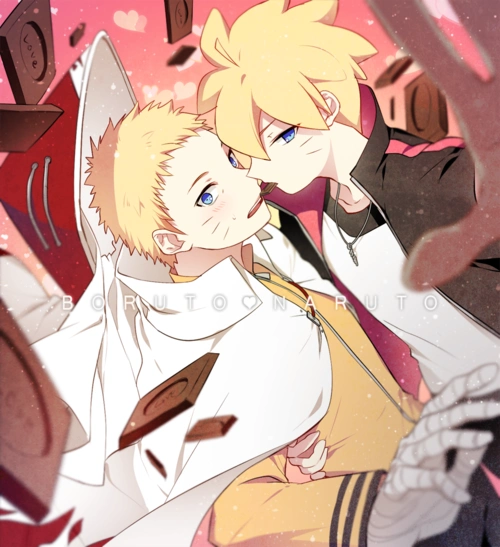 p站画师id:にぴえ 火影忍者 博鸣 博人