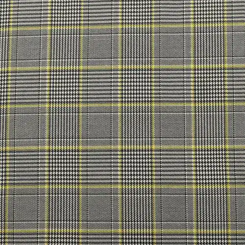 tr色织弹力斜纹千鸟格jk百褶短裙日韩西装休闲套装面料新款现货