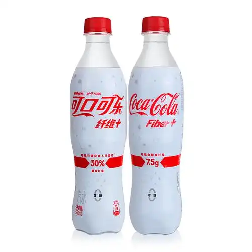 可口可乐新品纤维网红碳酸饮料白色瓶装碳酸饮料