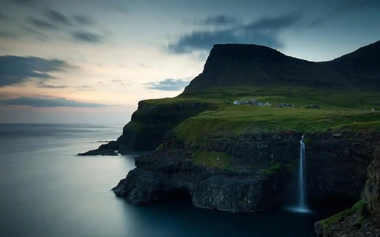 蔚蓝的大海风景图片桌面壁纸高清大图预览1920x1200_风景壁纸下载_美