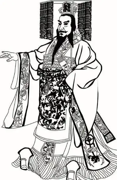 秦始皇的简笔画秦始皇画像最有良心的坑货千古一帝秦始皇坑了多少卖