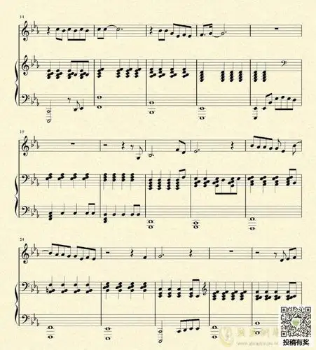 伍佰夏夜晚风钢琴谱伴奏版