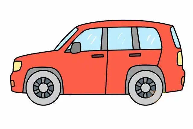 suv吉普车简笔画步骤画法图片