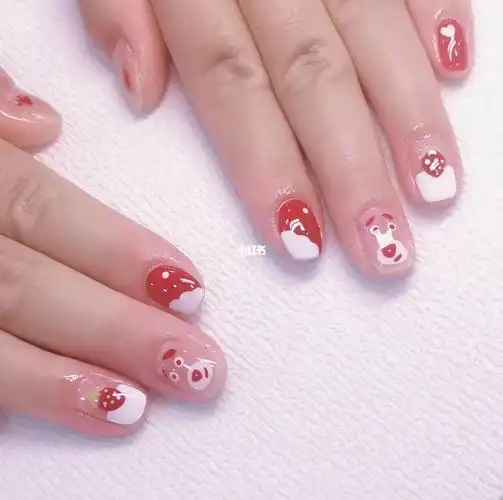 啊哈哈哈哈哈哈哈哈哈哈哈超级无敌可爱呀#美甲分享  #美甲  #可爱