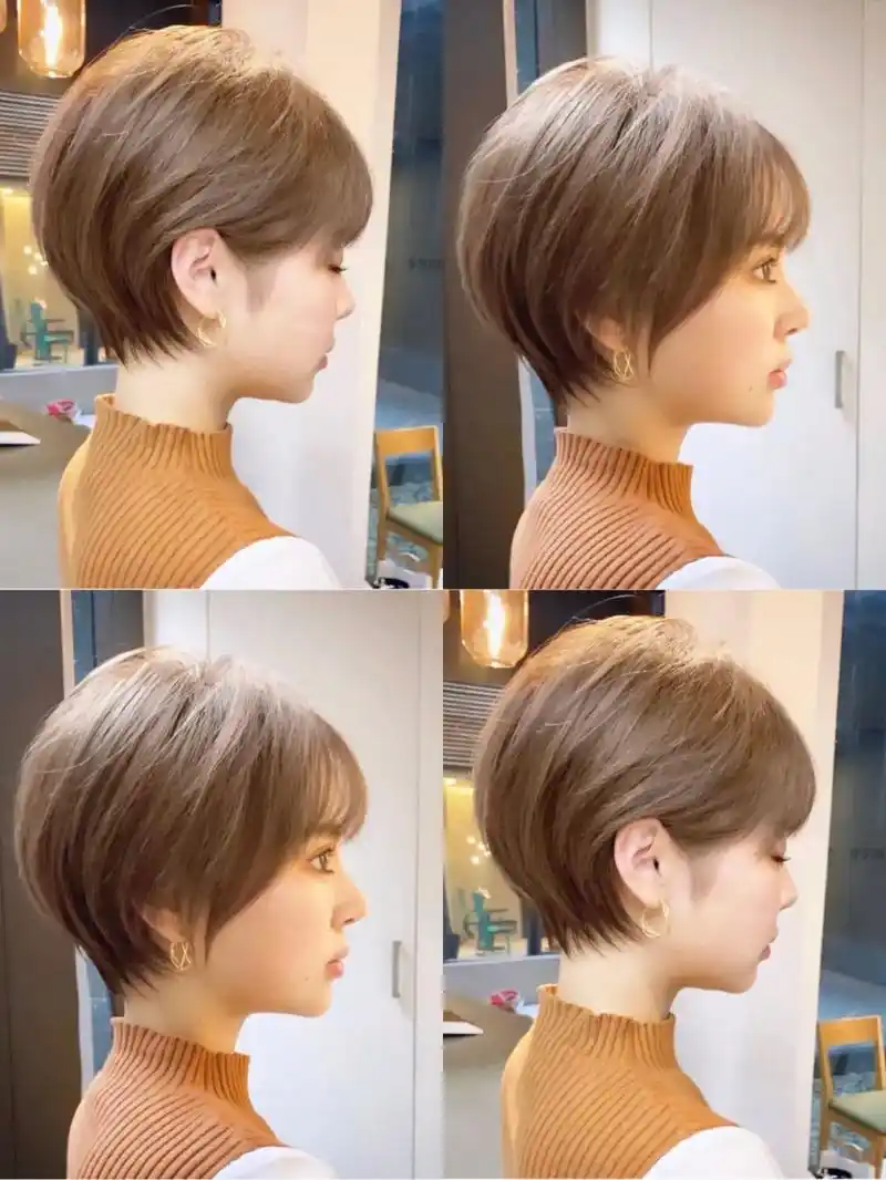 高俊熙短发/挂耳短发 高甜短发发型中八 - 抖音