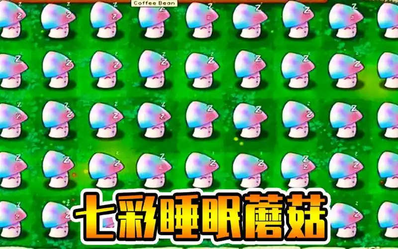 植物大战僵尸:王国最勇敢的战士,七彩眩晕菇配合咖啡豆,无敌!