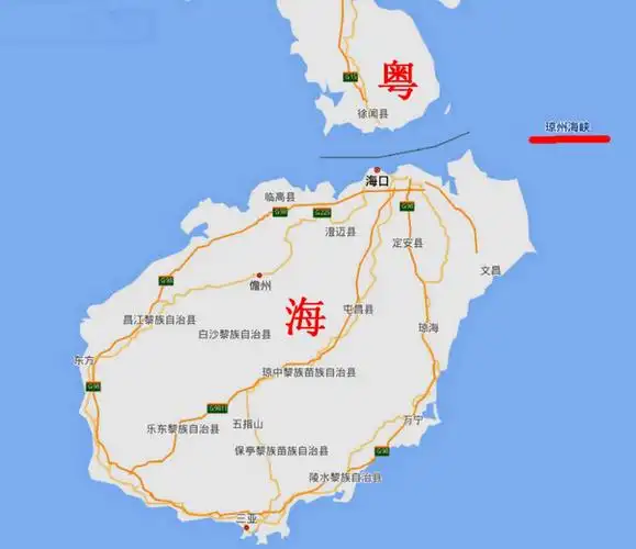 琼州海峡最窄的地方有多宽为何至今未建跨海大桥你知道吗