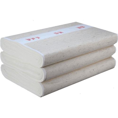 买十送一半生熟宣纸四尺毛笔书法作品纸生宣纸国画专用仿古色宣纸