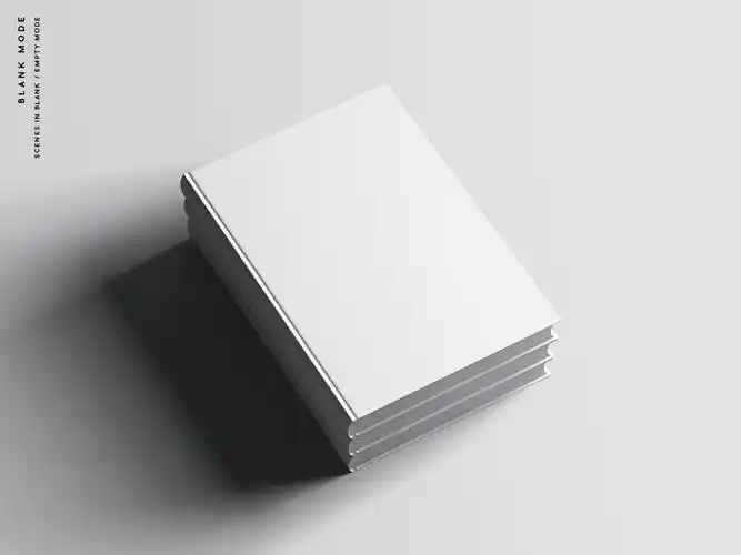 10个多角度精装书画册设计ps贴图样机模板上传hardcovera4bookmockup