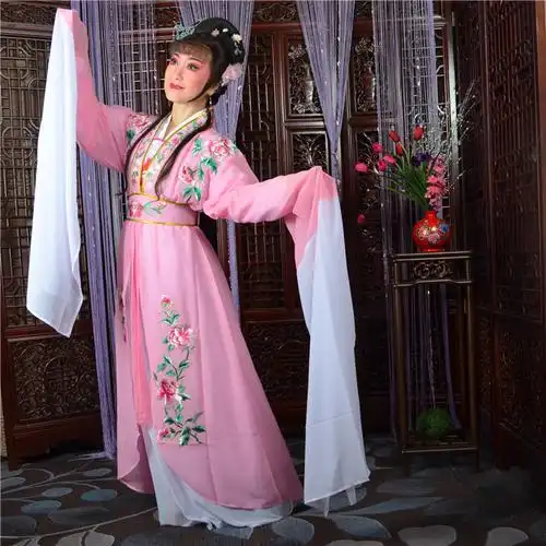 越剧花旦戏服新款小旦黄梅戏戏剧服装七仙七仙女民族服装