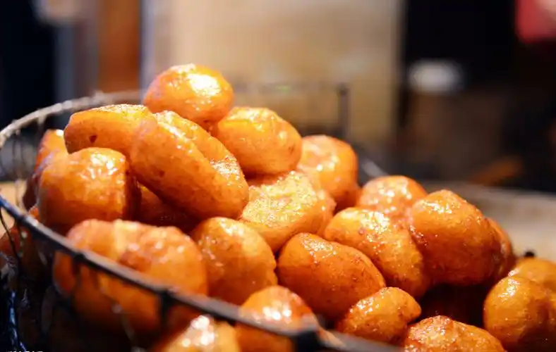 湖南特产长沙糖油粑粑酒店饭店用特色半成品小吃点心美食年糕点