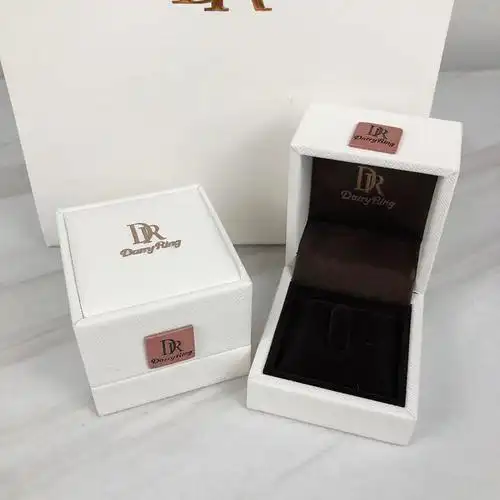 新款drdarry求婚钻戒盒子戴瑞一生一世戒指盒对戒盒收纳包装礼盒老款