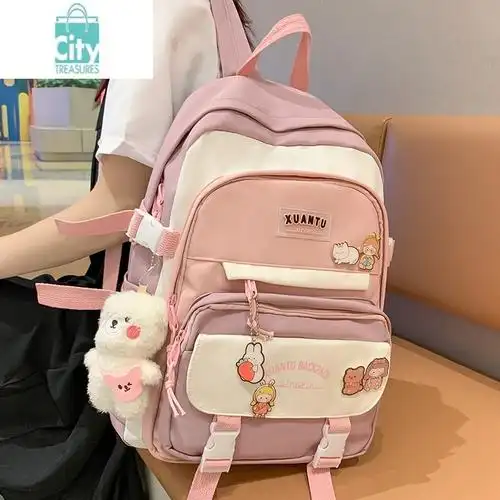 bangdou书包女生小学生三到六年级少女孩大容量高中学生初中生可爱