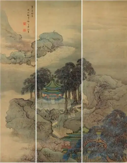 袁江《蓬莱仙境图》