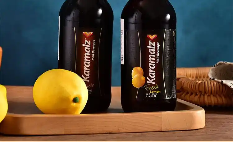 黑麦汁 330ml*6瓶装 德国原装进口饮料 碧域无醇麦芽饮料 柠檬味 6连