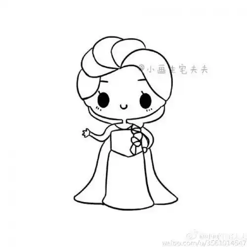 首页 教育 儿童才艺 简笔画 冰雪奇缘爱莎公主是怎么画的呢冰雪公主简