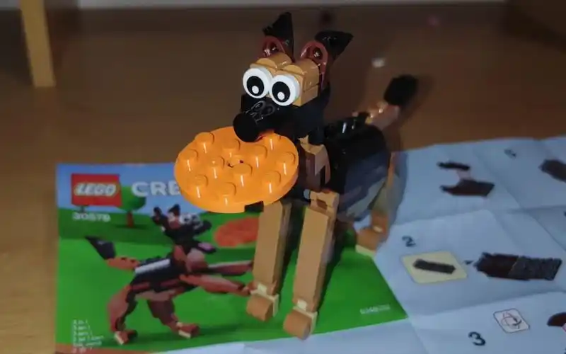 瑶酱手工乐高小狗