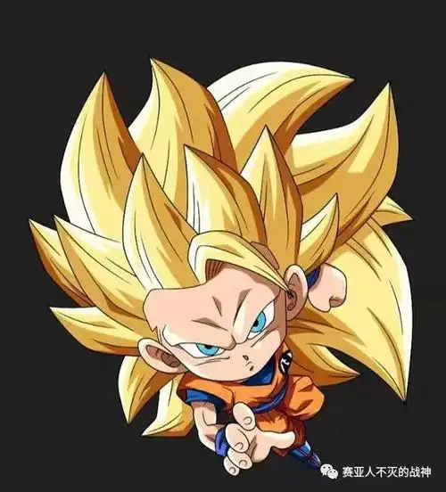 龙珠图集:人物卡通头像,超四悟空最萌_水印