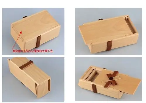特价鲁班锁魔盒 内藏玄机 孔明锁_解锁机关盒子孔明锁神秘月光宝盒内