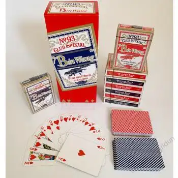 小蜜蜂扑克牌no93小蜜蜂扑克牌加宽纸牌黑心纸蜜蜂背纹no9312副