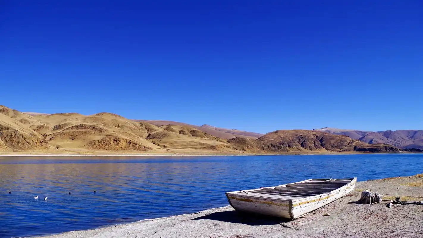 西藏羊卓雍措绝美自然风光高清桌面壁纸高清大图预览1920x1080_风景