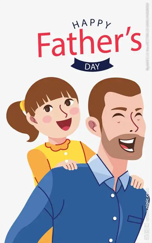 爸爸背着女儿图片