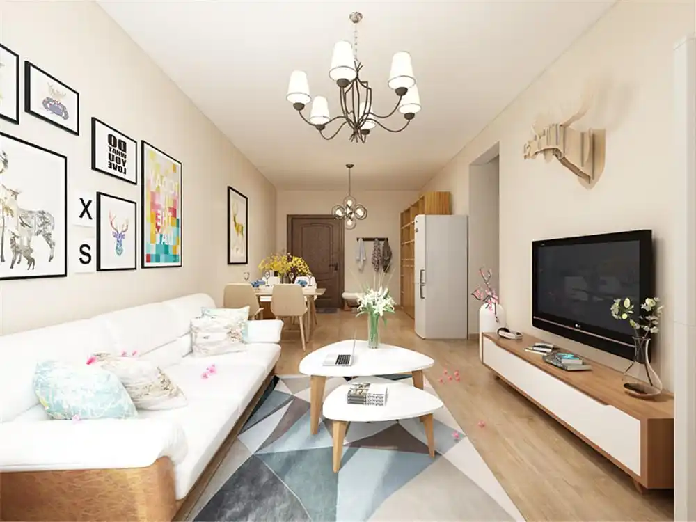 65平米二居室装修案例,装修价格只花2万元!-香颂园装修