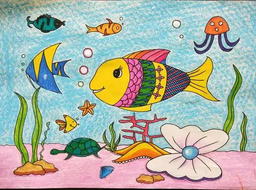 教师范画《海底总动员》