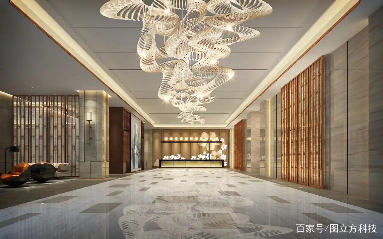 酒店大堂效果图案例